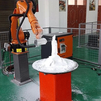 Robot engraving workstation